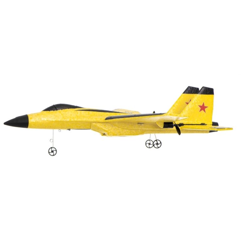 avion de lupta su 35cu telecomanda galben gonga 1