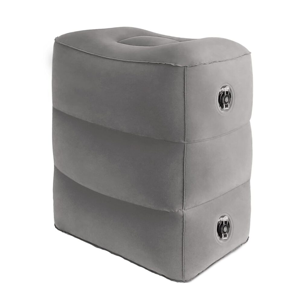perna gonflabila multifunctionala pentru sprijinirea picioarelor inaltime variabila pompa inclusa inaltime maxima 45 cm gonga