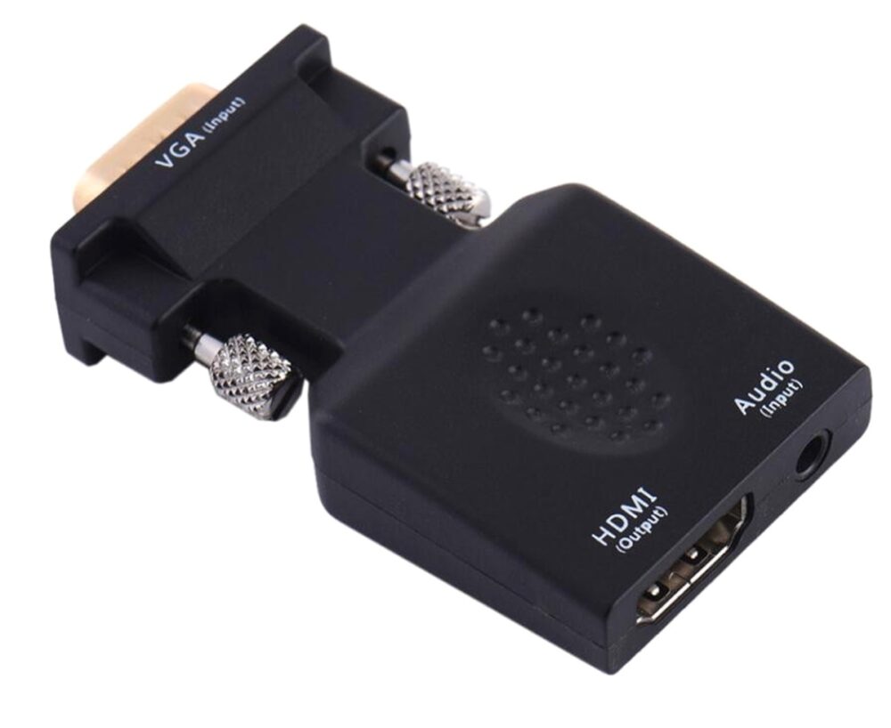 adaptor convertor hd38 de la vga d sub audio la hdmi gonga