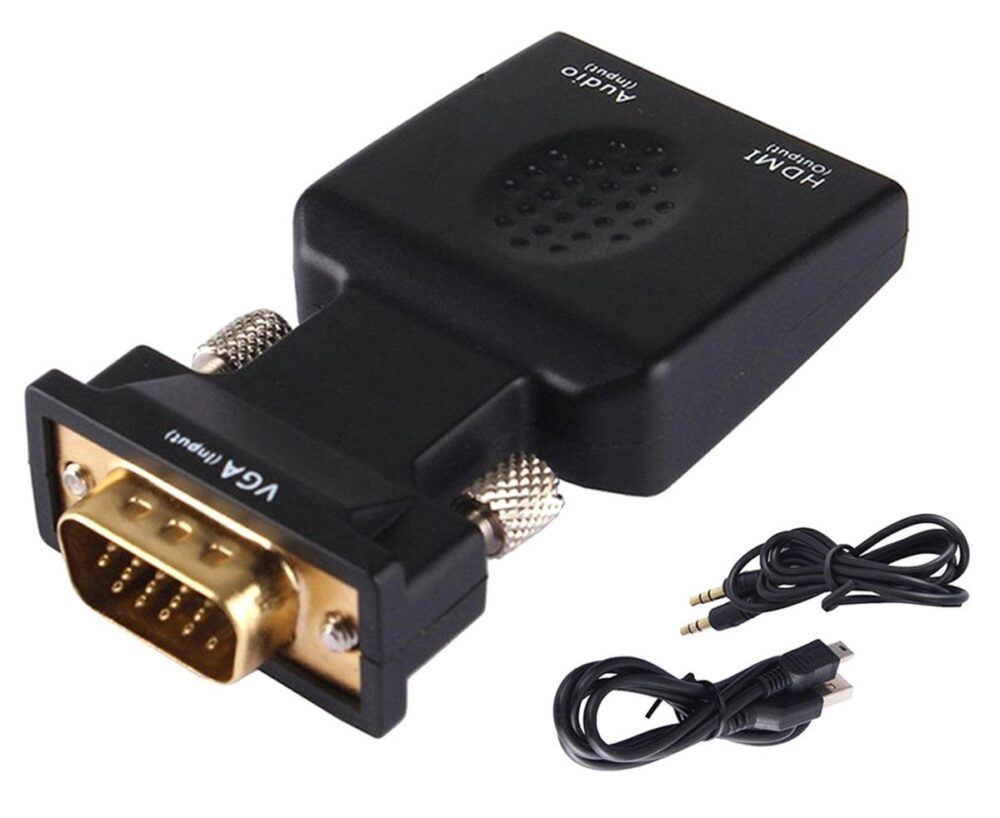 adaptor convertor hd38 de la vga d sub audio la hdmi gonga 2