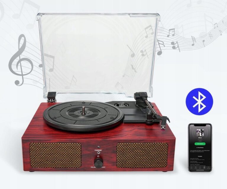 boxa portabila model gramofon bluetooth gonga 1