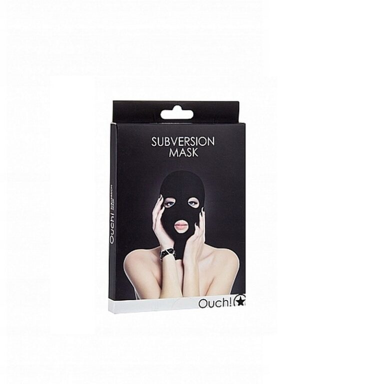cagula bdsm spandex neagra gonga