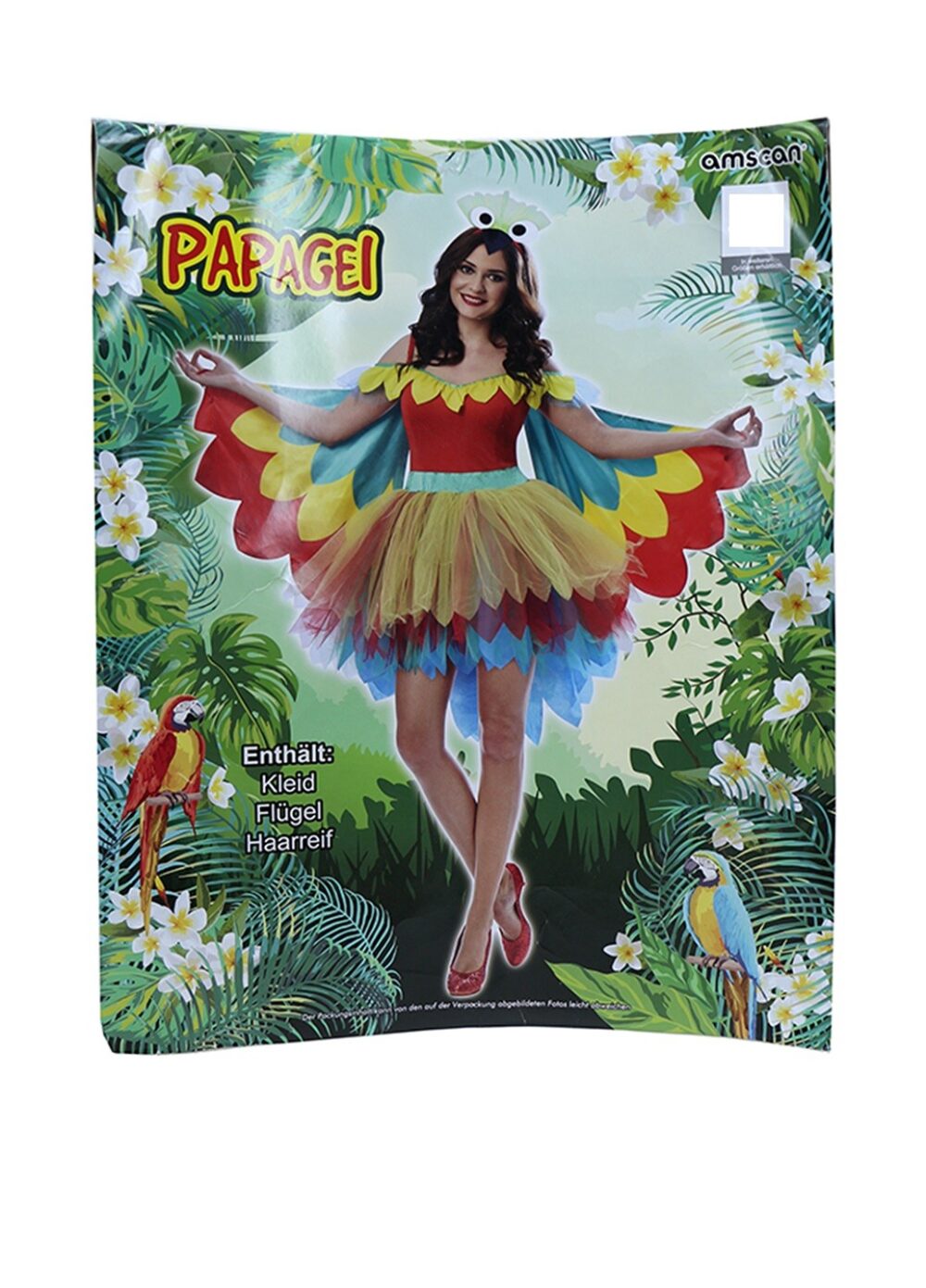 costum de papagal pentru femei l xl multicolor 1