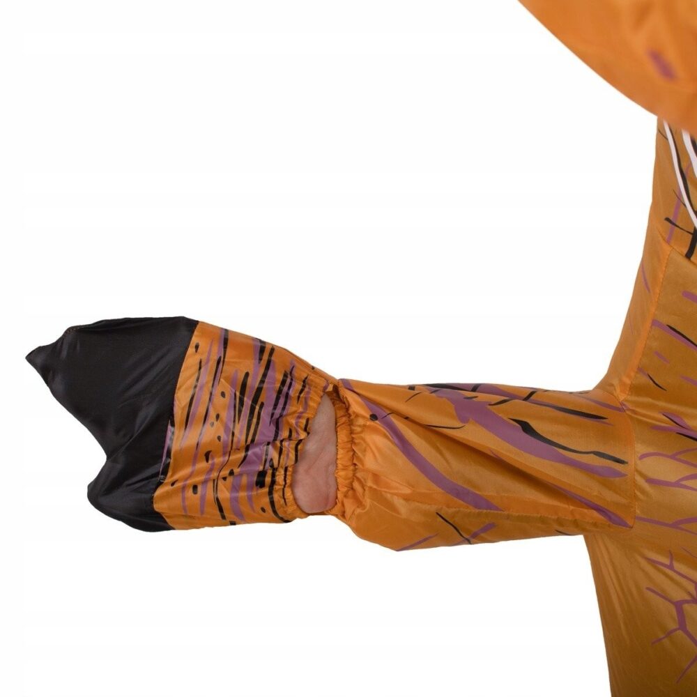 costum gonflabil model dinozaur din poliester maro 7
