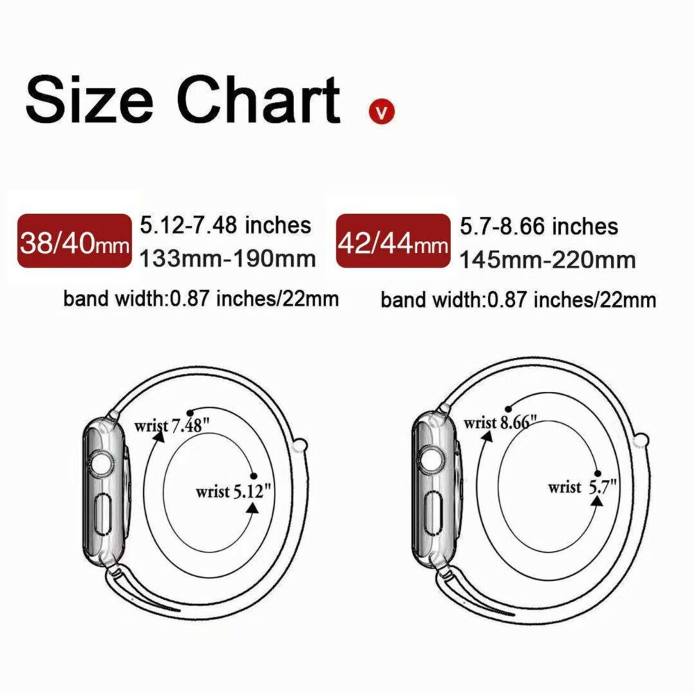 curea compatibila apple watch 4244mm nylon 2