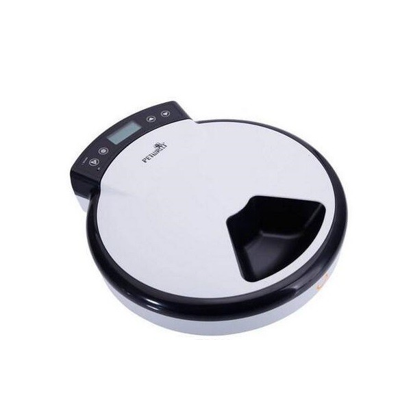 dispenser de mancare automat pf 105 pentru animale de companie 5 compartimente alb 1