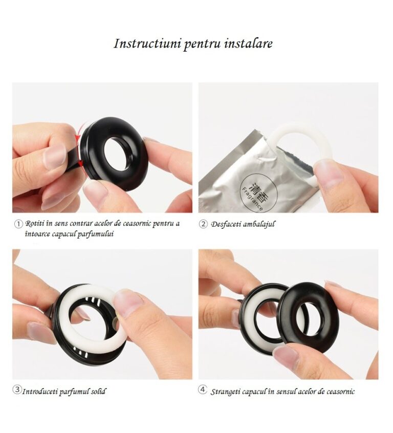 dispersor auto de parfum baseus tip inel 1