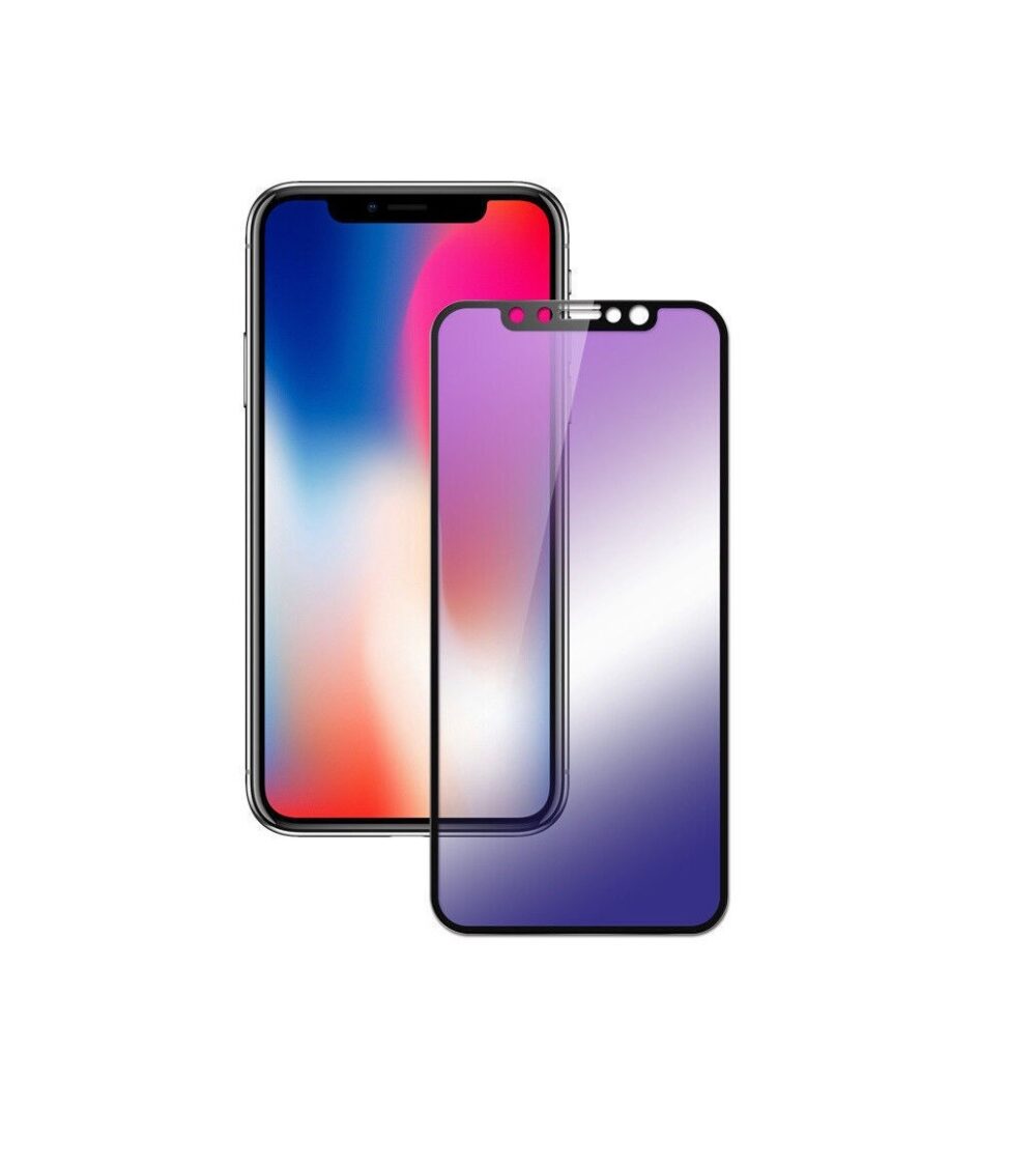 folie de protectie din sticla 10d anti blue ray iphone x