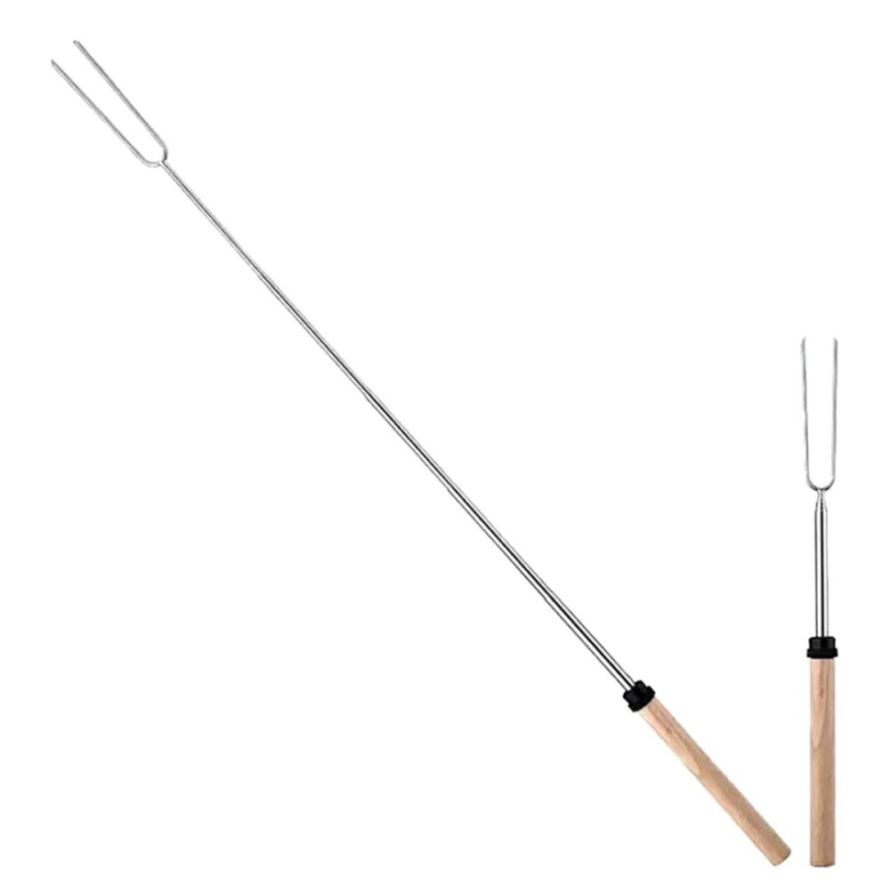 furculita telescopica pentru gratar extensibila 82 cm gonga