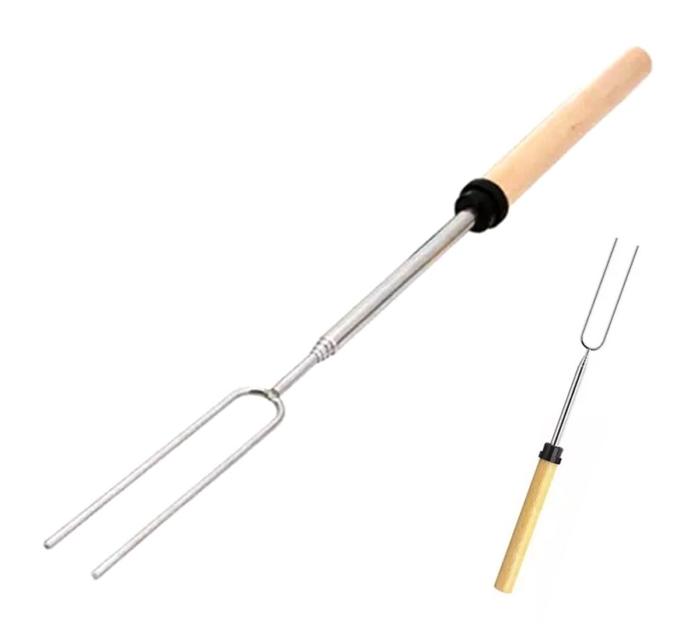 furculita telescopica pentru gratar extensibila 82 cm gonga 2