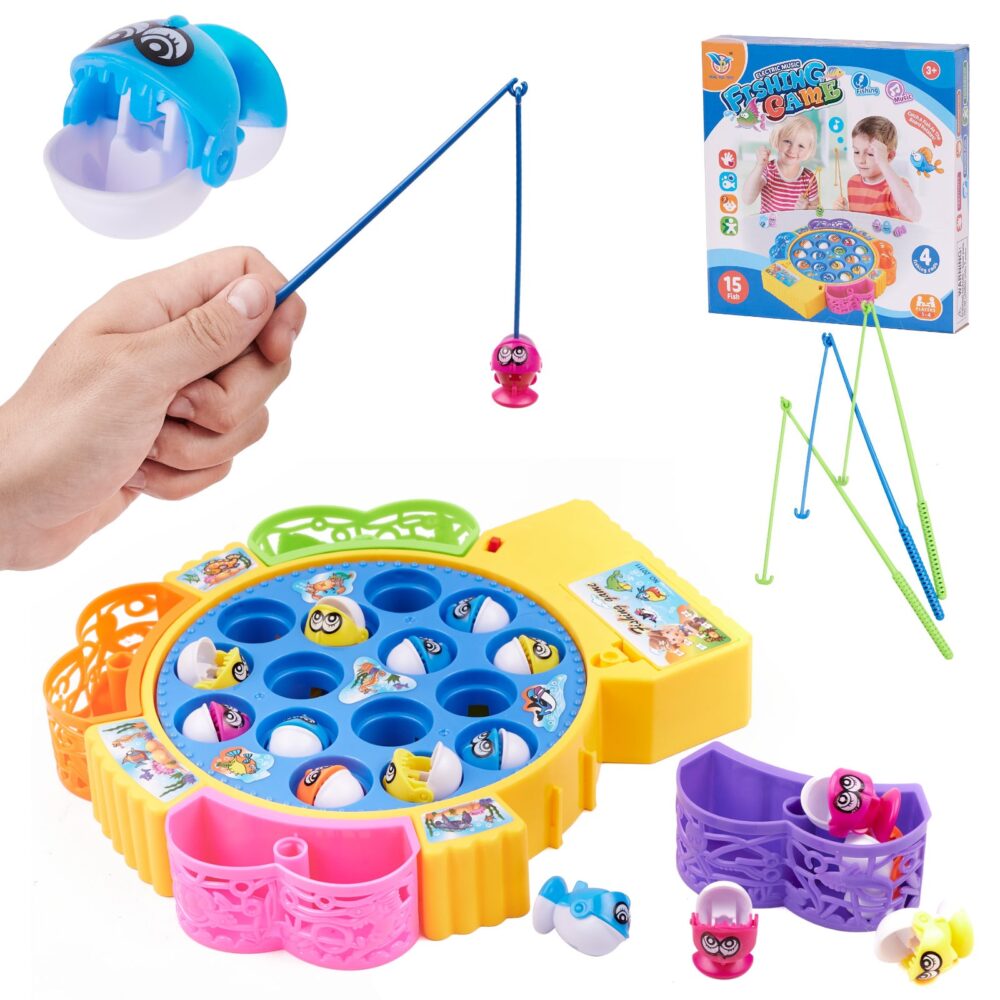 joc interactiv prinde pestele 15 pesti multicolor 1
