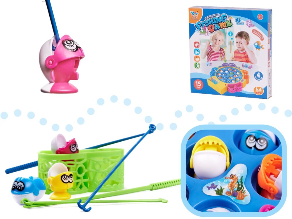 joc interactiv prinde pestele 15 pesti multicolor