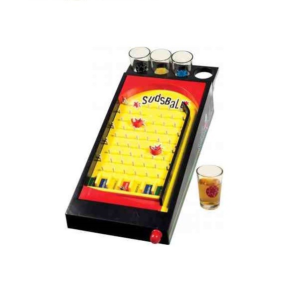 joc pinball cu pahare pentru shoturi galben 1