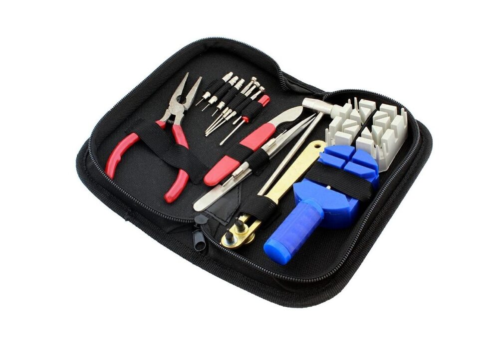 kit complet reparatii ceasuri 20x10x5cm 16 piese 1