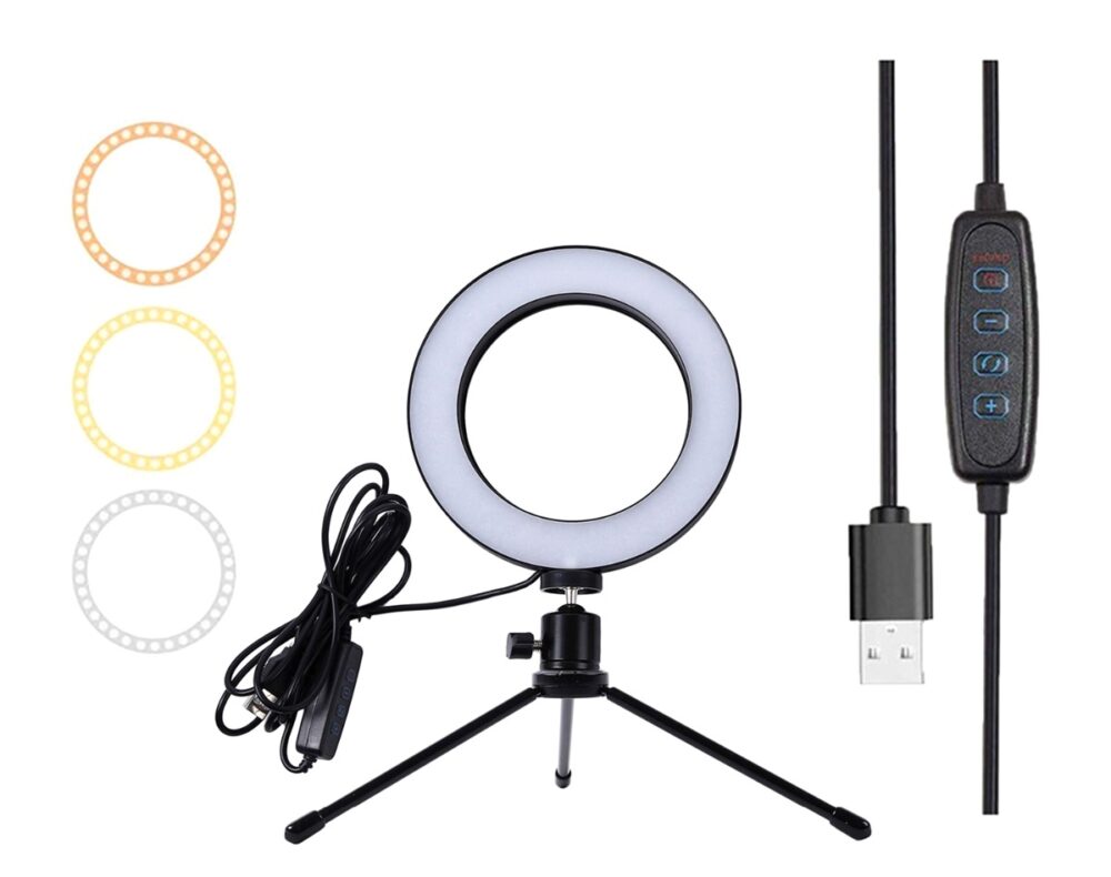 lampa led ring light 16cm gonga 1