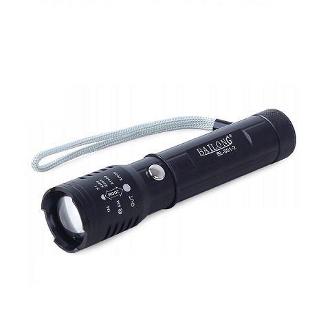 lanterna cu raze uv led pentru testarea banilor falsi bailong negru