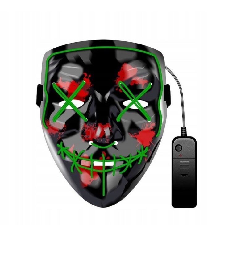 masca purge horror cu led 3