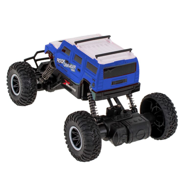masina de jucarie cu telecomanda off road crawler 120 albastru 1