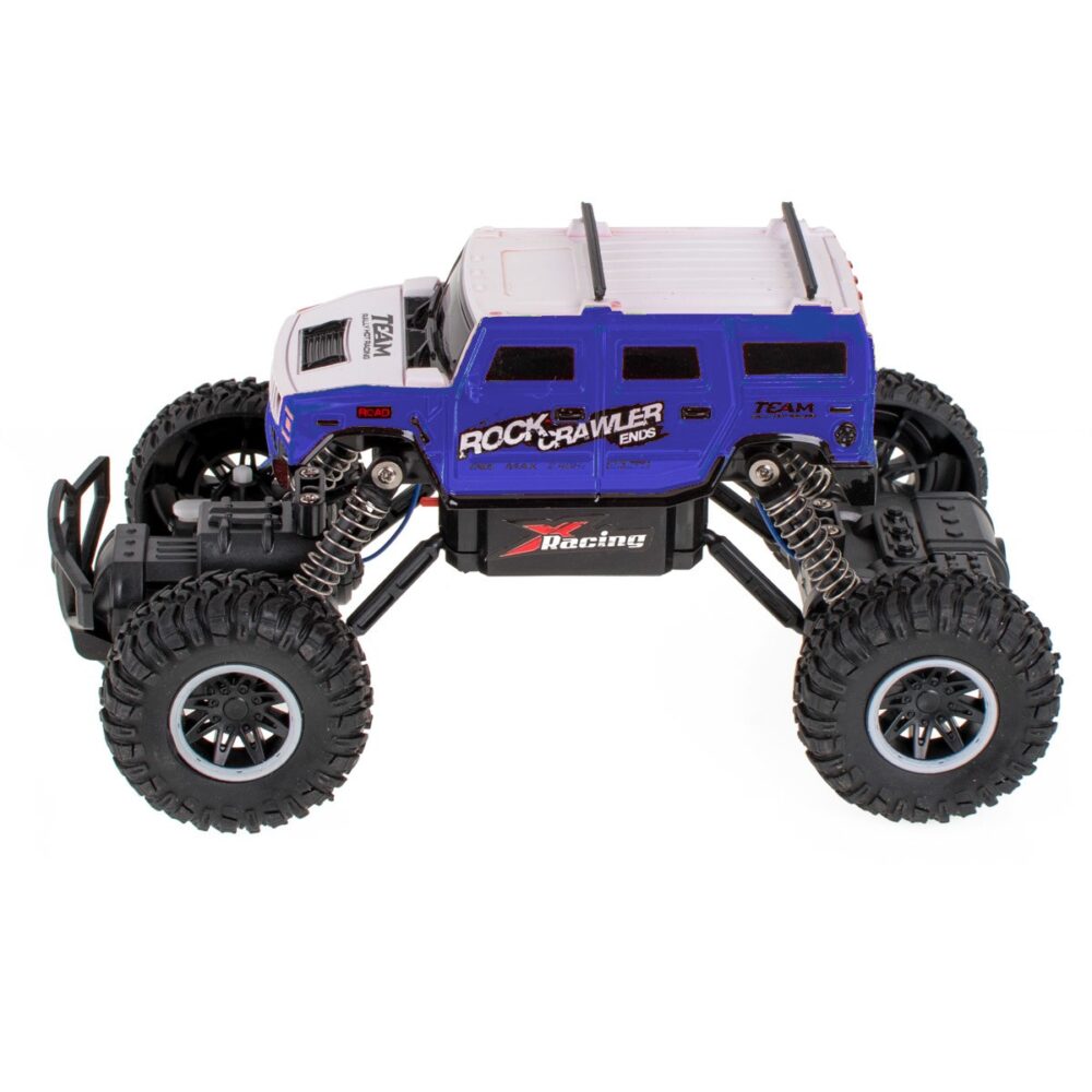 masina de jucarie cu telecomanda off road crawler 120 albastru 2