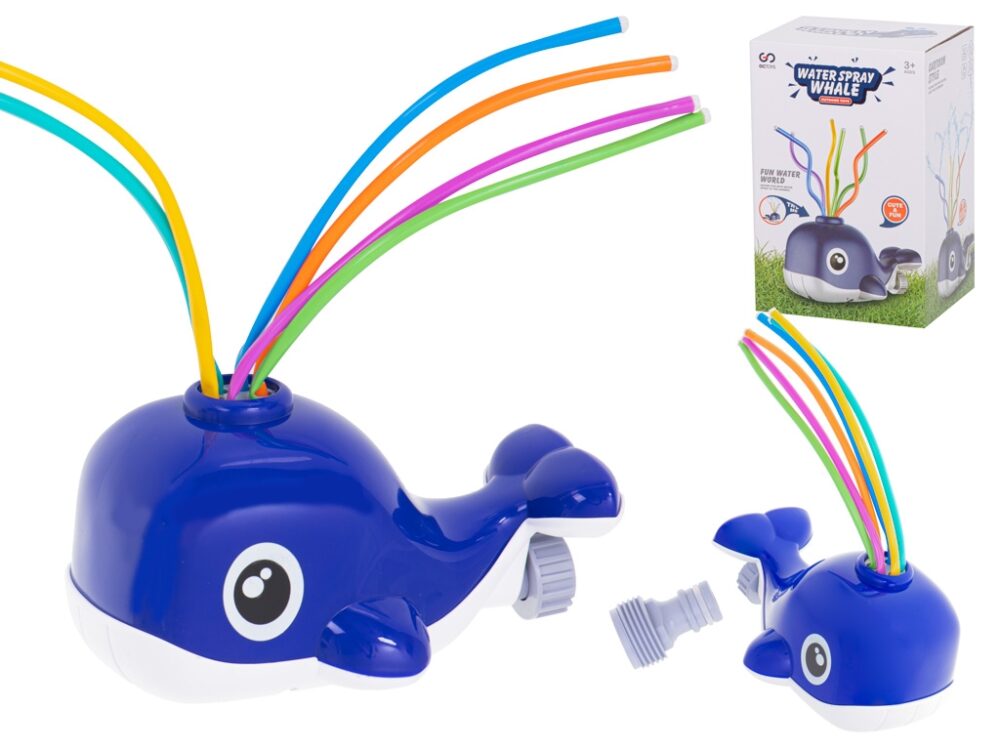 mini fantana de gradina tip balena pentru copii gonga 1