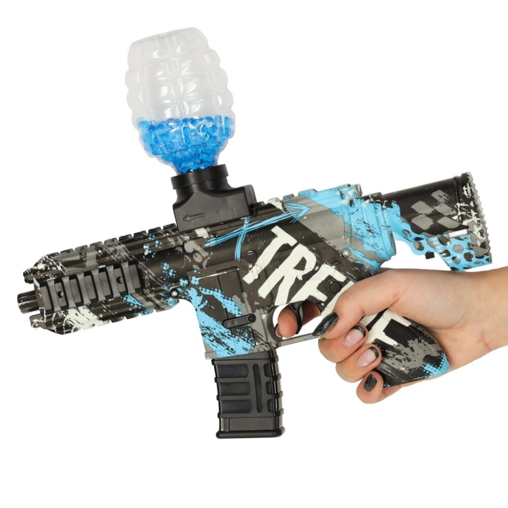 pistol cu bile din gel de 7 8 mm incarcare usb si set de 550 bile gonga 2