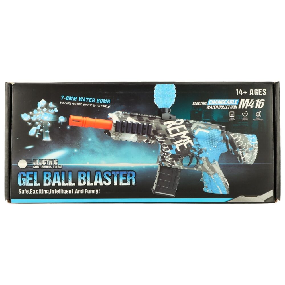 pistol cu bile din gel de 7 8 mm incarcare usb si set de 550 bile gonga 8