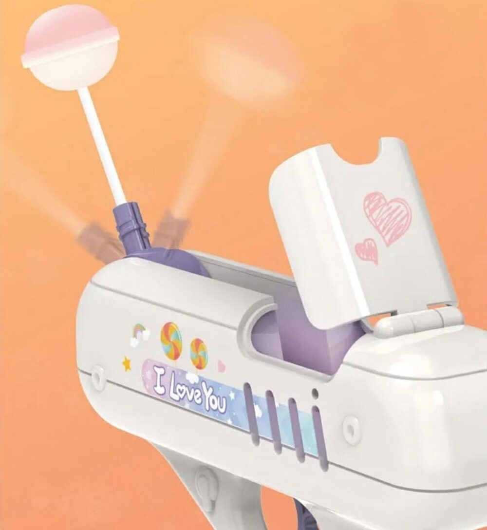 pistol de jucarie pentru acadele surpriza lollipop gonga 4