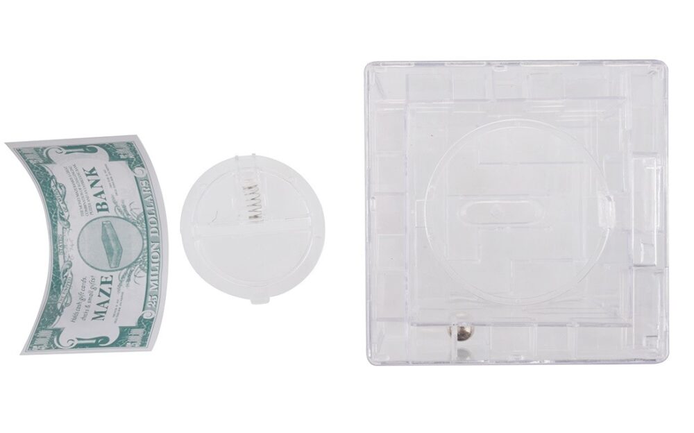 pusculita amuzanta tip puzzle 9x9 cm transparent 2