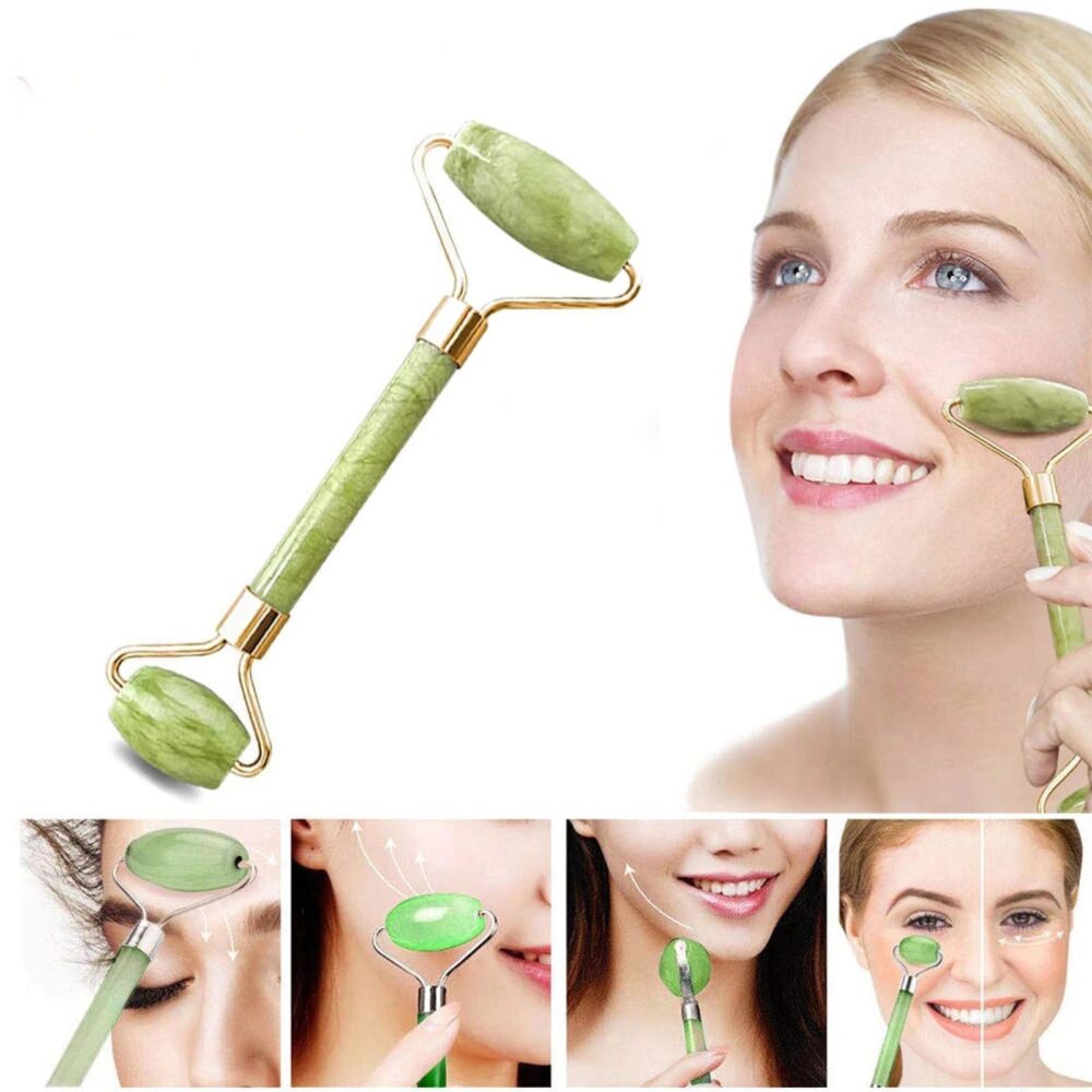 rola dubla din jad pentru masaj facial si corporal 7