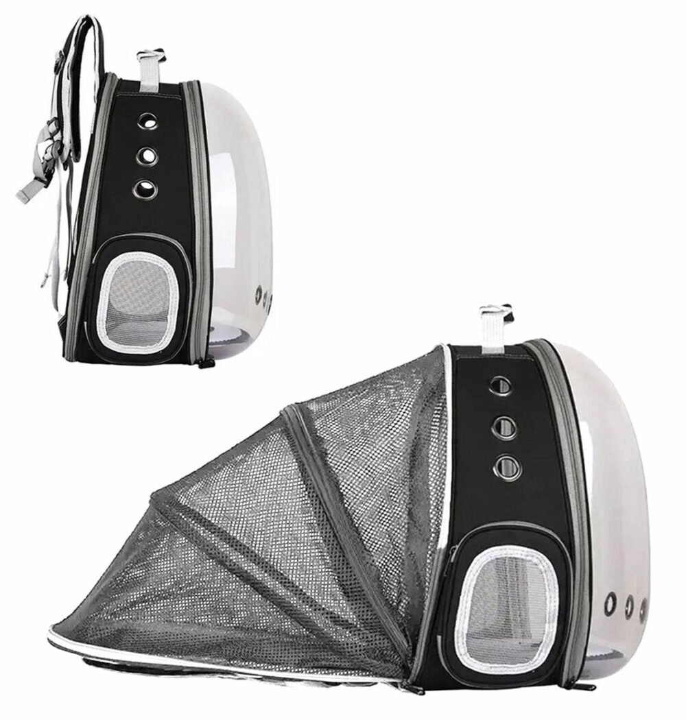 rucsac transport animale de companie tip panoramic spate extensibil gonga 11