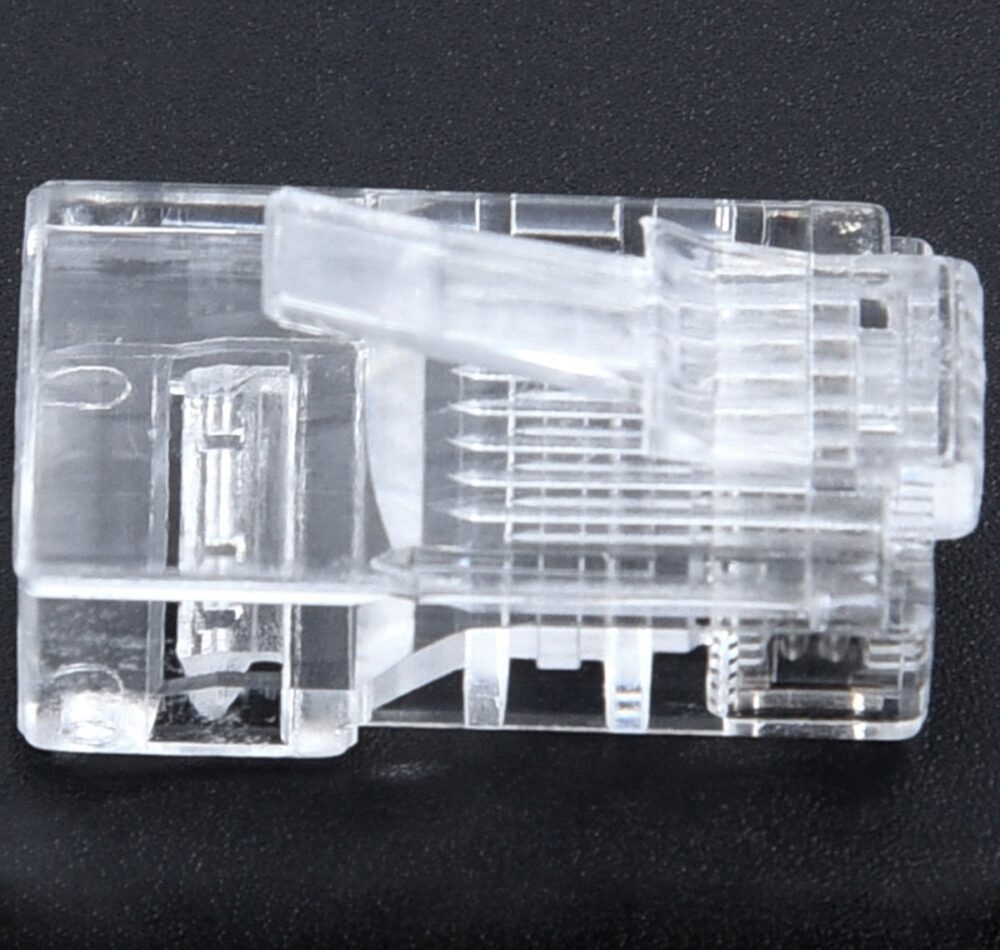 set 100 de conectori rj 45 8p8c 8 pini compatibilitate cabluri utp ftp stp gonga 1