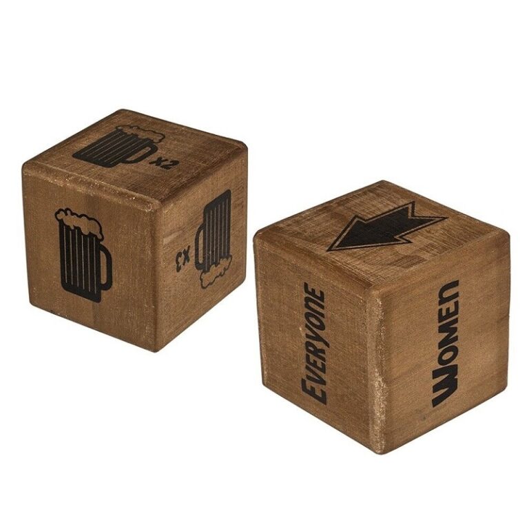 set 2 zaruri xxl din lemn pentru petreceri adulti 18 cm gonga