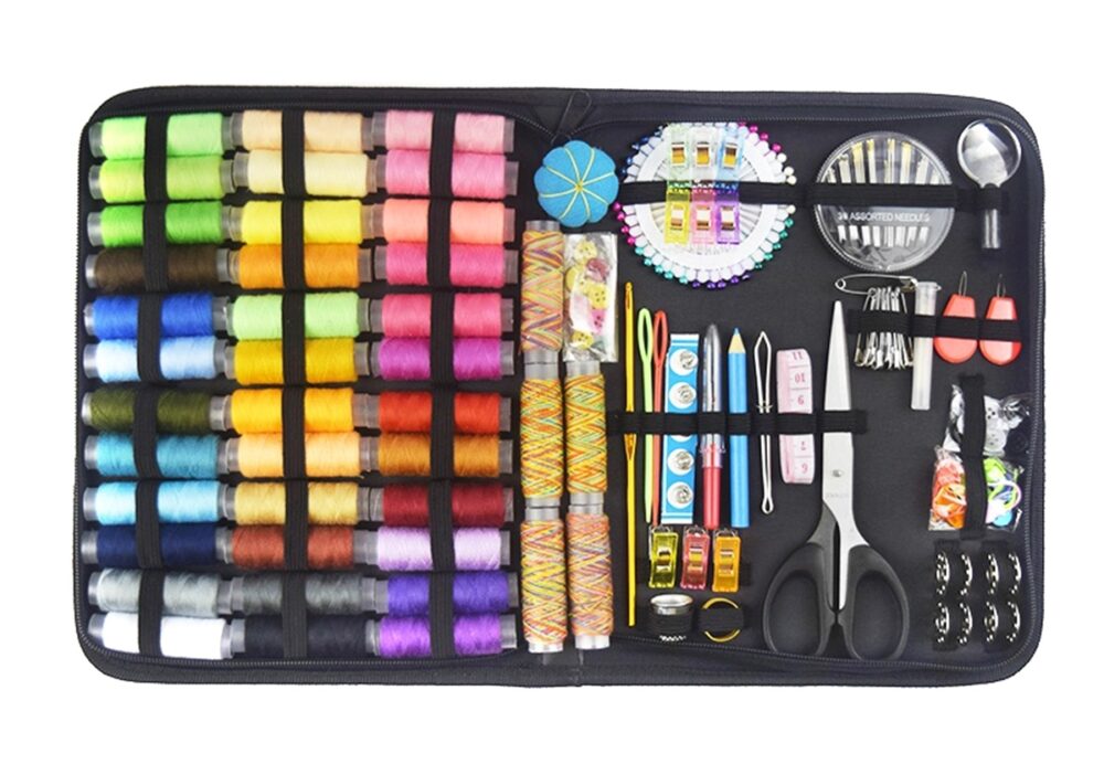 set 200 de elemente pentru cusut multicolor gonga