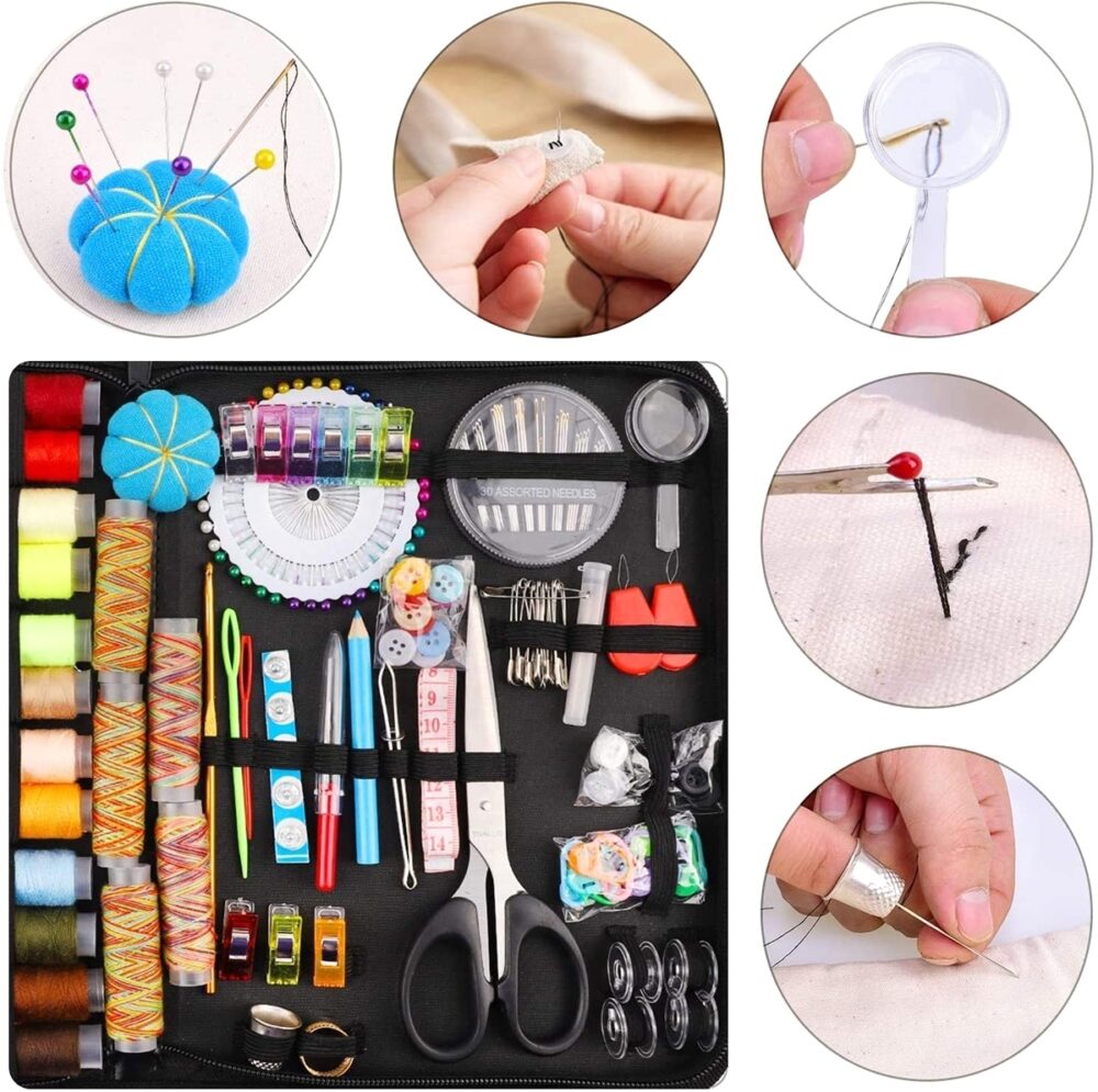 set 200 de elemente pentru cusut multicolor gonga 4