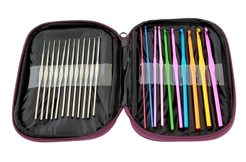set 22 de accesorii pentru crosetat gonga
