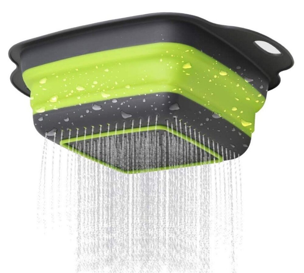 set 2x scurgator pliabil din plastic si silicon verde gonga 1