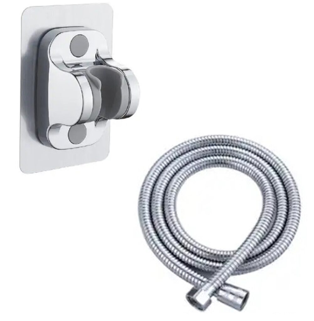 set 3 elemente pentru dus para de dus moderna furtun flexibil suport pentru perete gonga 2