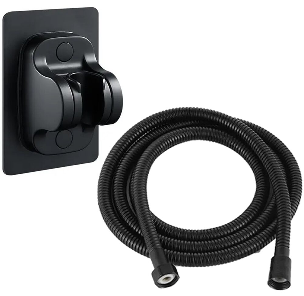 set 3 elemente pentru dus para de dus moderna furtun flexibil suport pentru perete gonga 9
