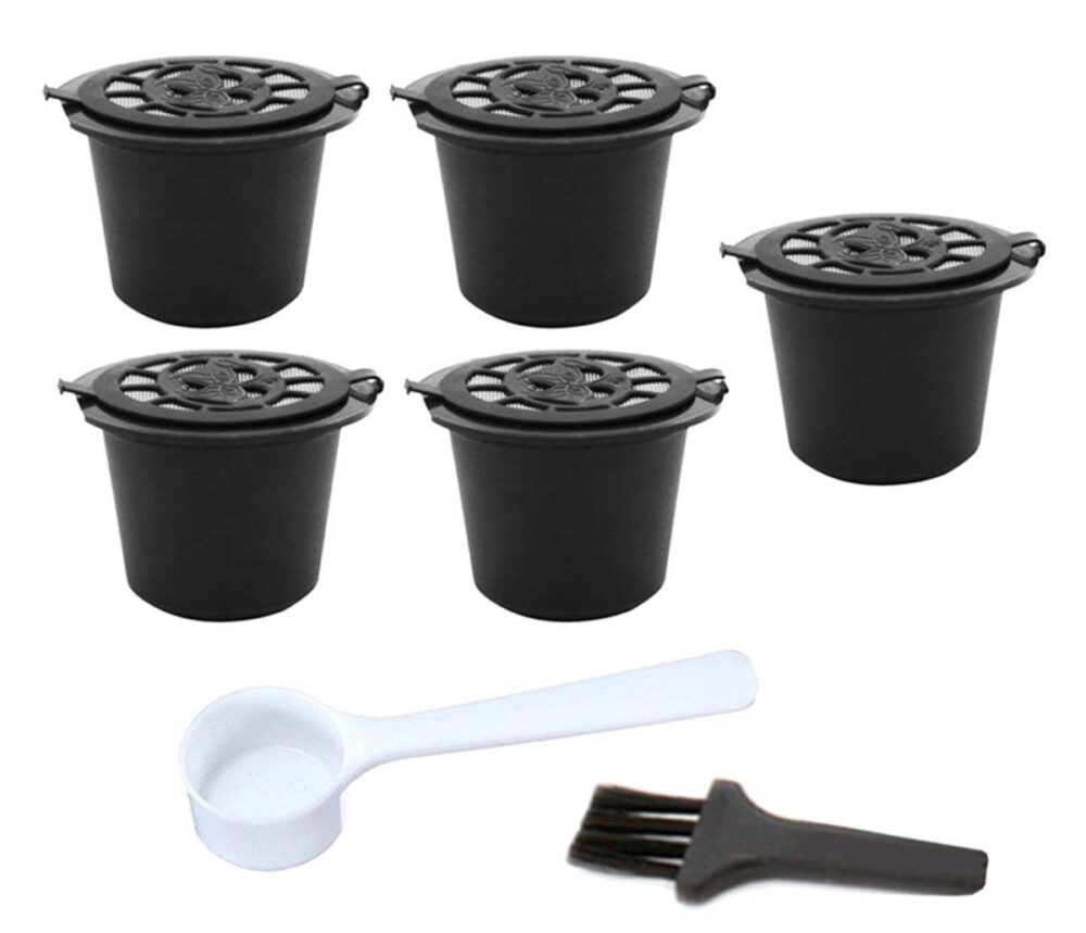 set 5 capsule reutilizabile pentru cafea gonga
