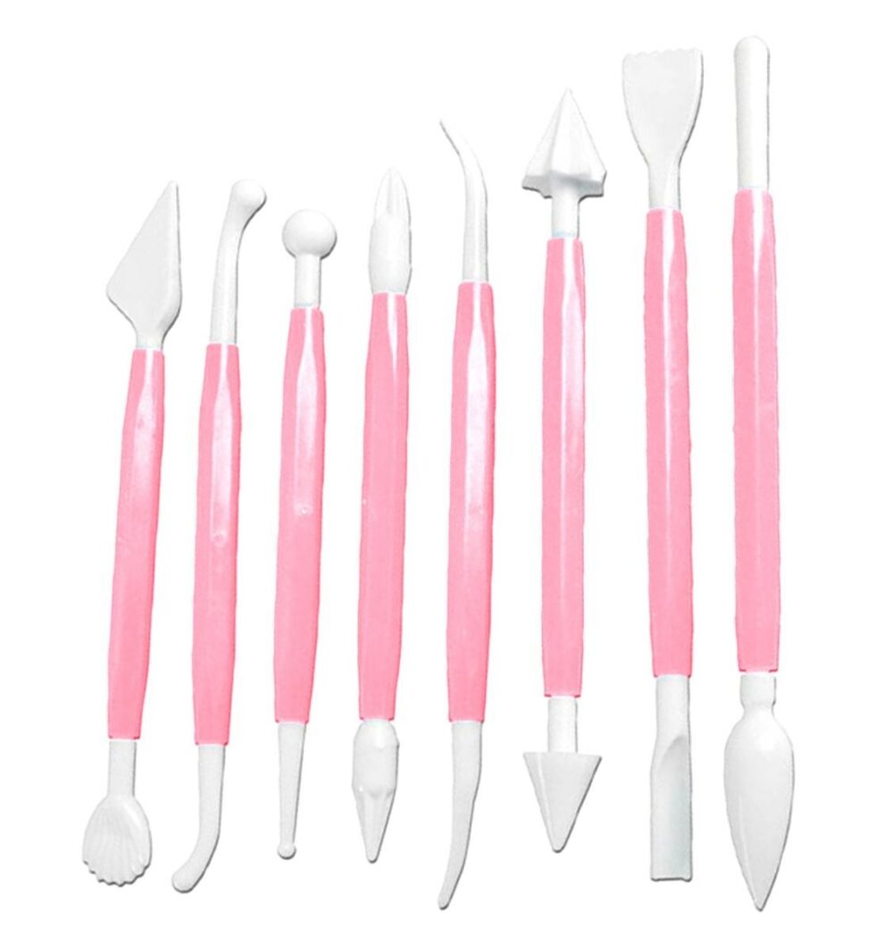 set 8 spatule pentru decorarea prajiturilor gonga