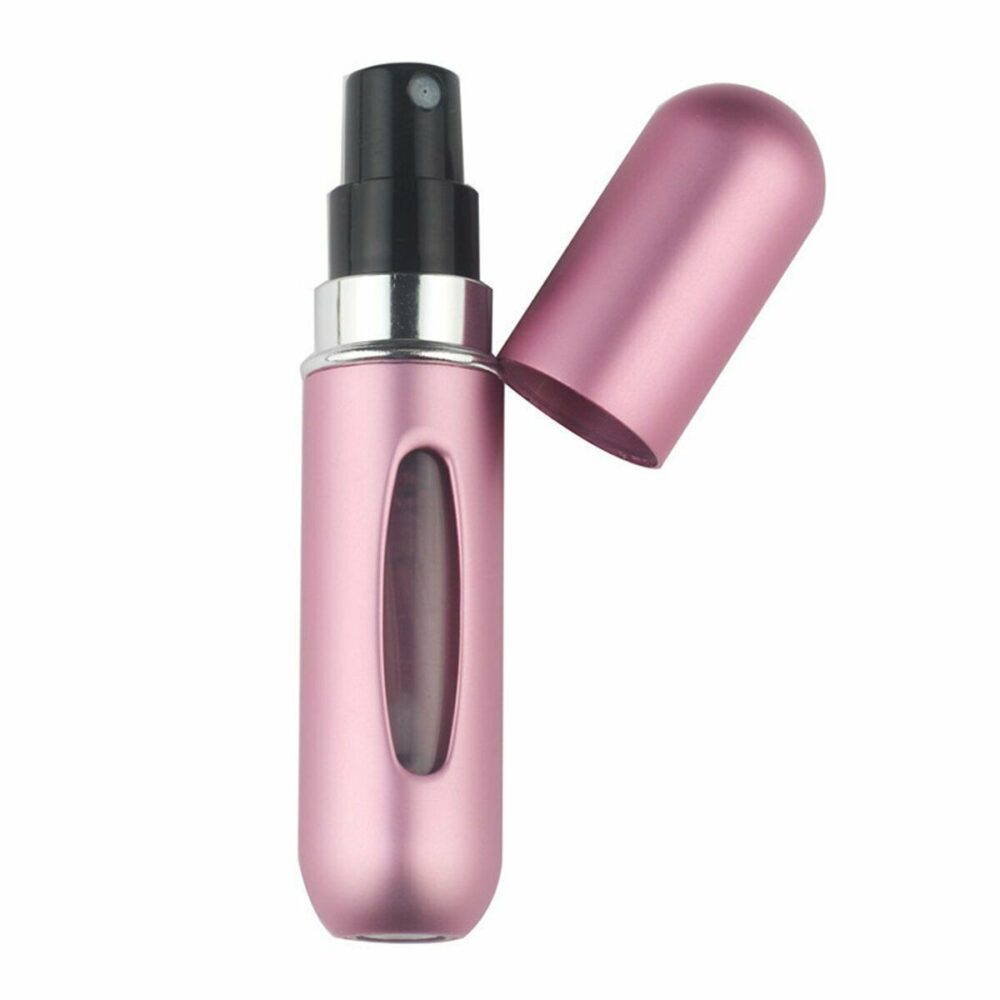 sticla pentru parfum reincarcabila 5 ml pentru calatorii argintiu gonga 6