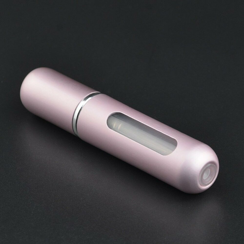 sticla pentru parfum reincarcabila 5 ml pentru calatorii argintiu gonga 8