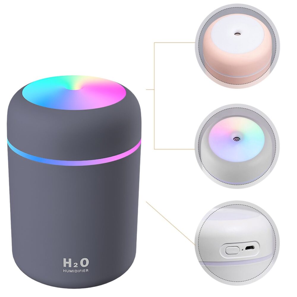 umidificator de aer aromaterapie led gonga 2