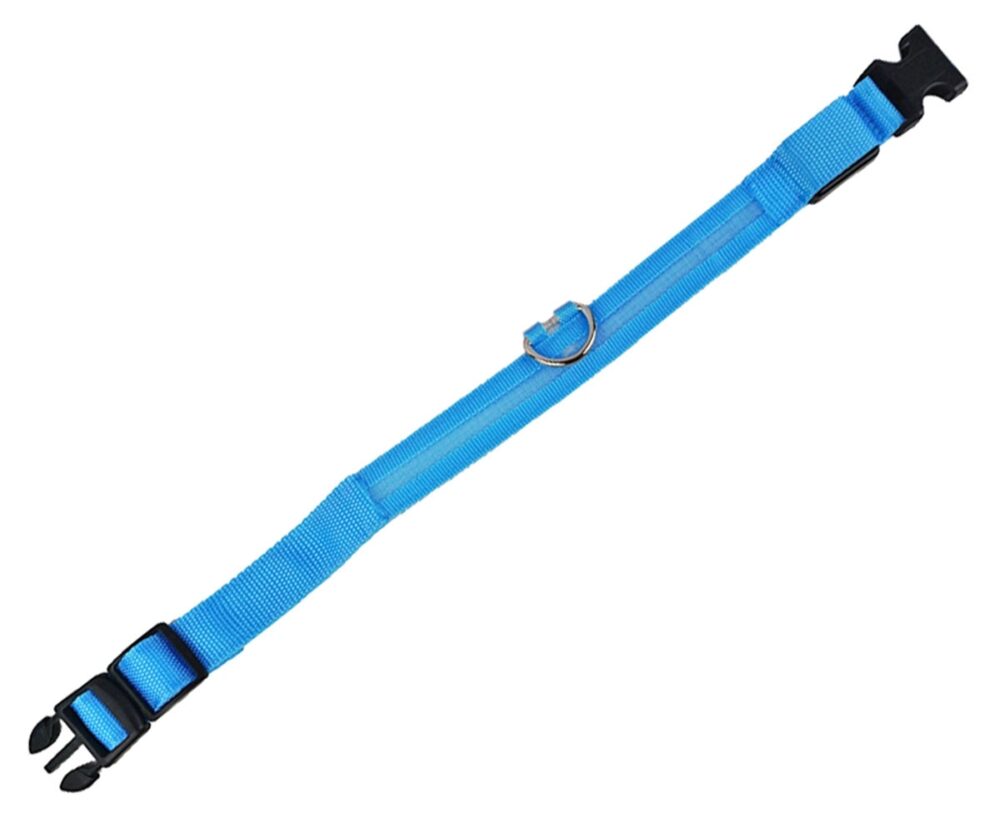 zgarda pentru catei cu lumini led marimea l 5