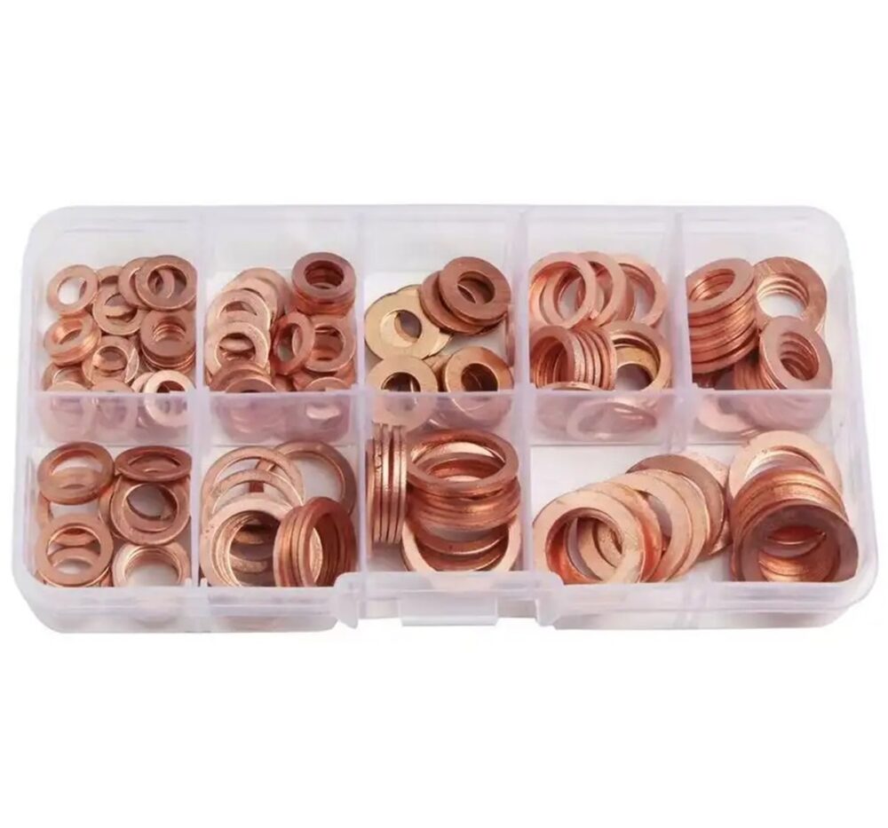 set 200 de saibe din cupru diferite marimi cutie depozitare gonga 3