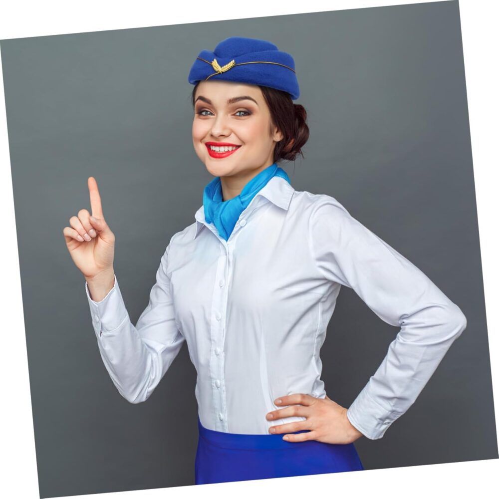 palarie tip stewardesa accesoriu elegant pentru petreceri tematice gonga 2