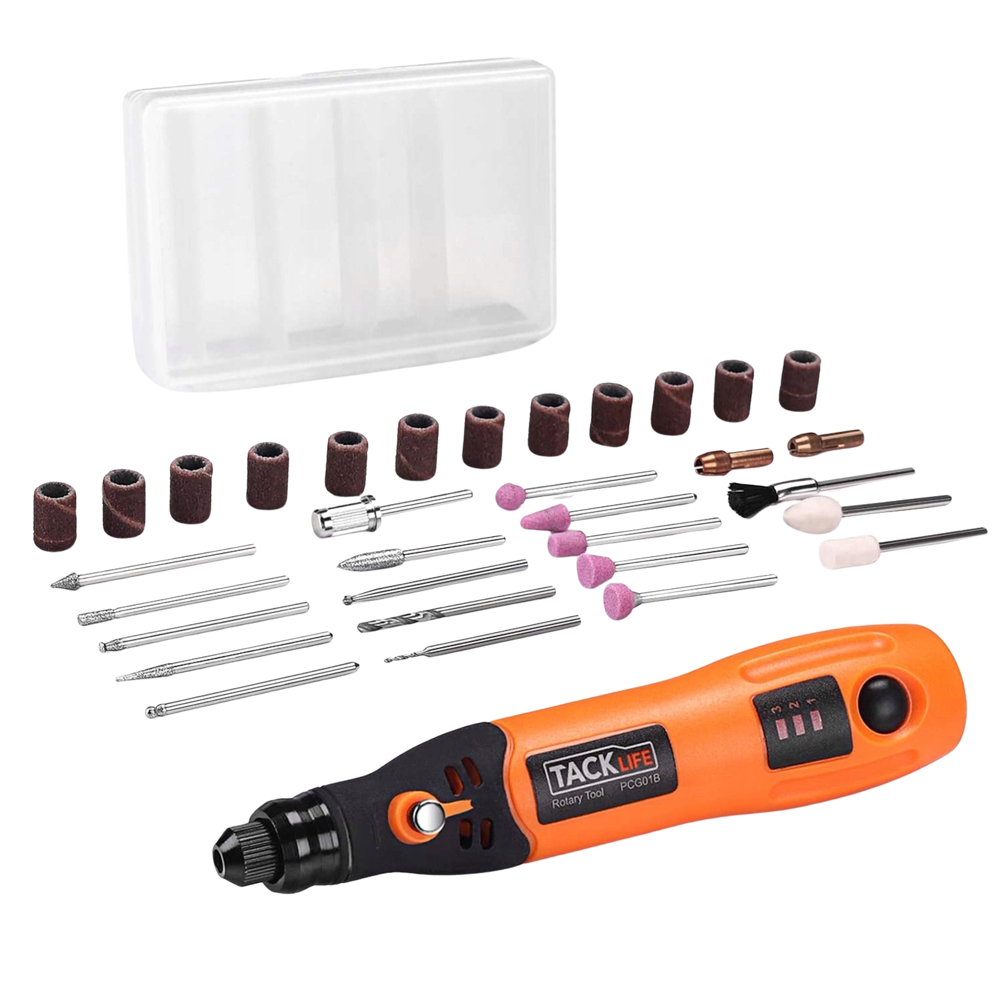 mini-polizor-fara-fir-37v-cu-reglare-viteza-i-31-accesorii-tacklife mini polizor fara fir 37v cu reglare viteza i 31 accesorii tacklife